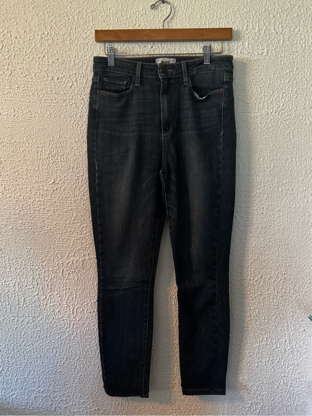 PAIGE Dark Washed Margot Ankle Skinny Jeans